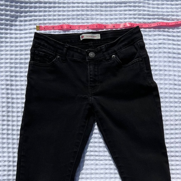 Levi's 710 Super Skinny Black Jeans - Picture 9 of 13